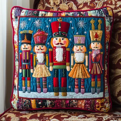 Nutcracker Parade Pillow