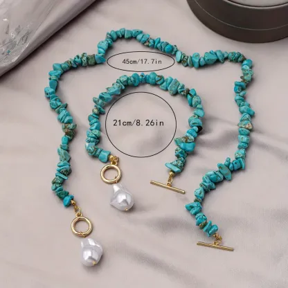 Hadley -Ocean Kiss Turquoise & Pearl Collection