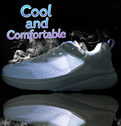 Comfortable Wide-Toe Casual Flyknit Mesh Sneakers-Hive Runners