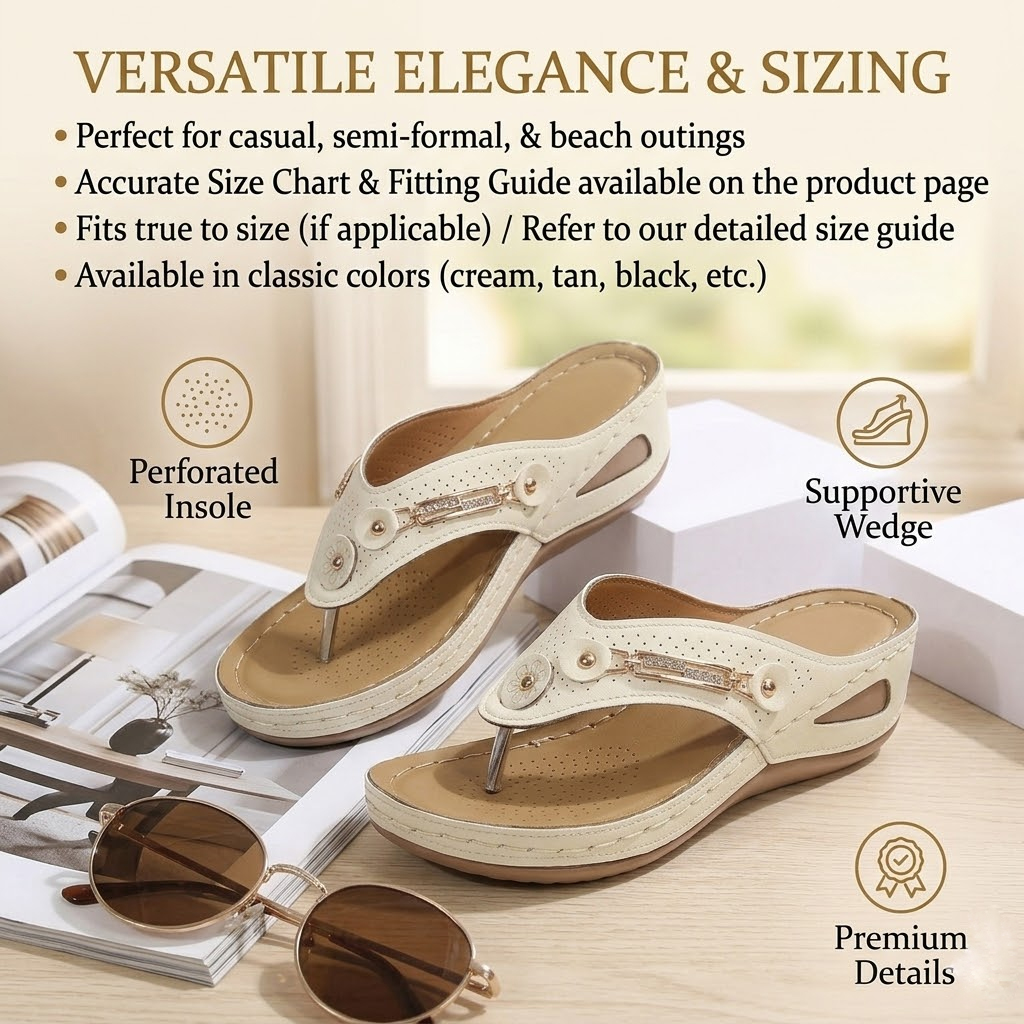 🔥LAST DAY 70% OFF🔥Women's Summer New European and American Style Anti-slip Pain Relief Orthotic Sandals