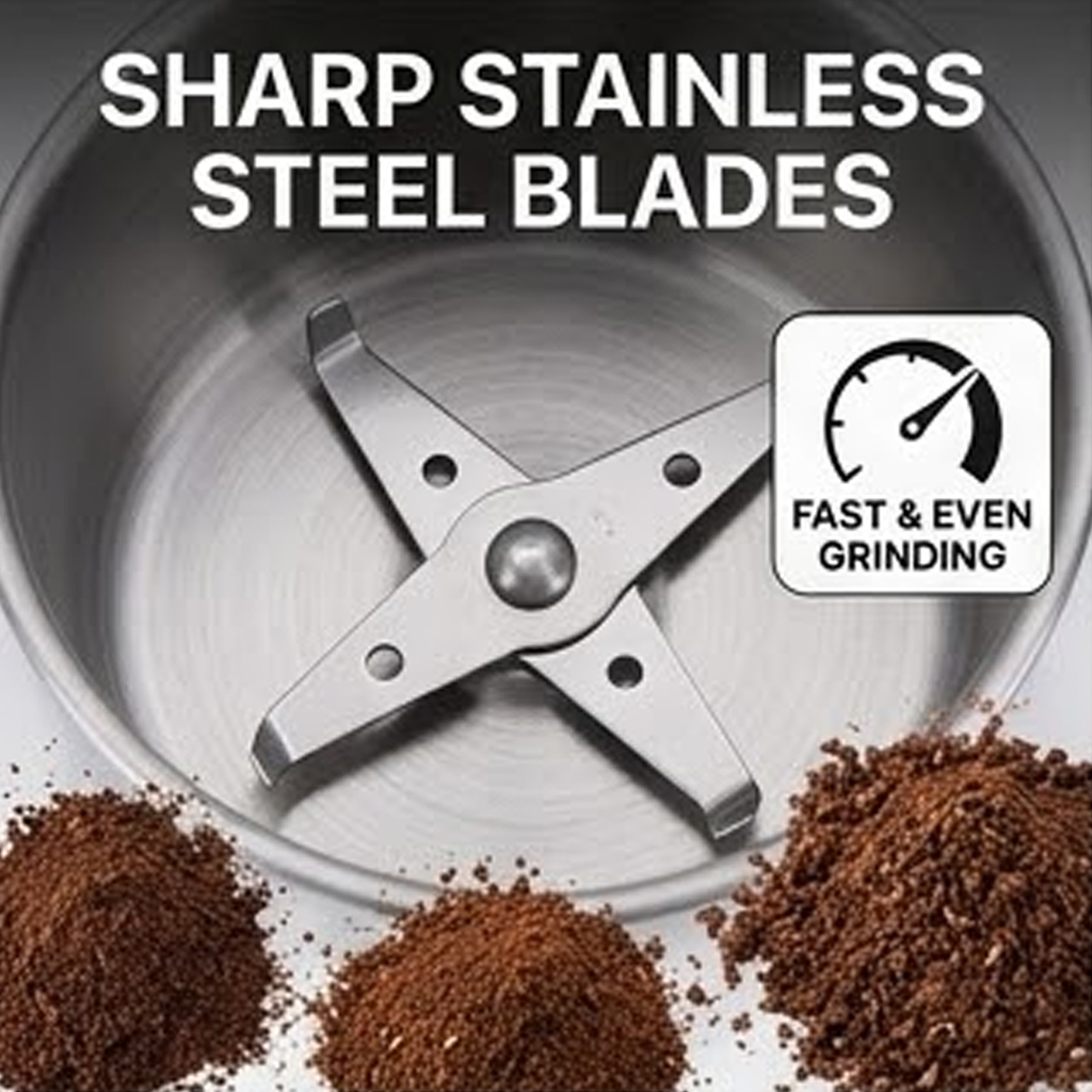 High-Speed Stainless Steel Grain Grinder