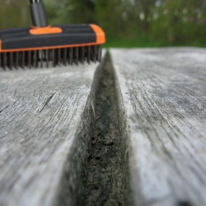 Multifunctional garden weed removal broom three in one