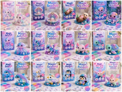 🔥Last Day BUY 3 GET 1 FREE🐚 12 Magical Ocean Friends DIY Kit – Create Your Own Adorable Sea Creatures!(Add 4 Pcs To Cart)