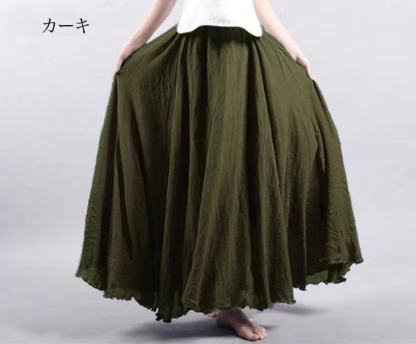 Women's Soft Cotton Midi Skirt – Light, Airy & Comfortable