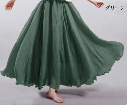 Women's Soft Cotton Midi Skirt – Light, Airy & Comfortable
