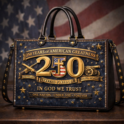 US 250th Anniversary Faith Leather Handbag