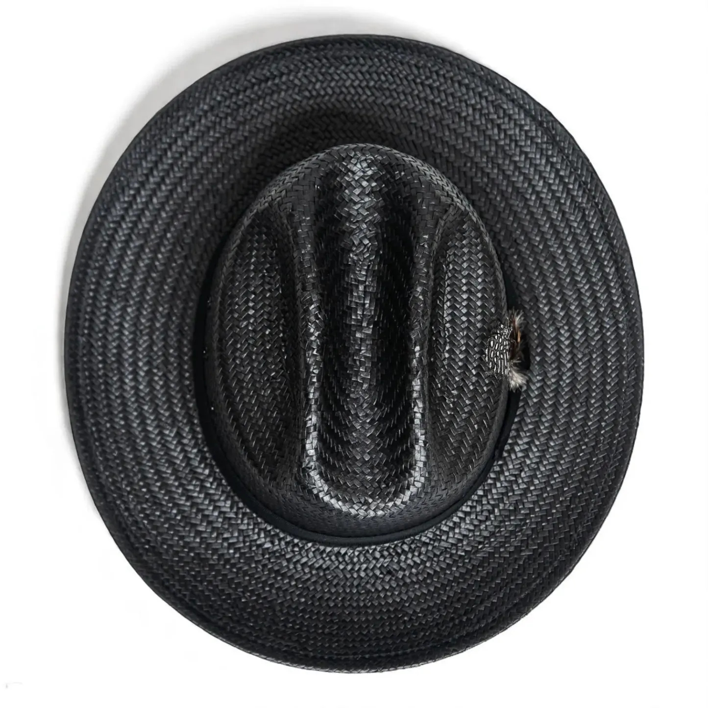 Patriotic Straw | Panama Fedora Hat - Brown