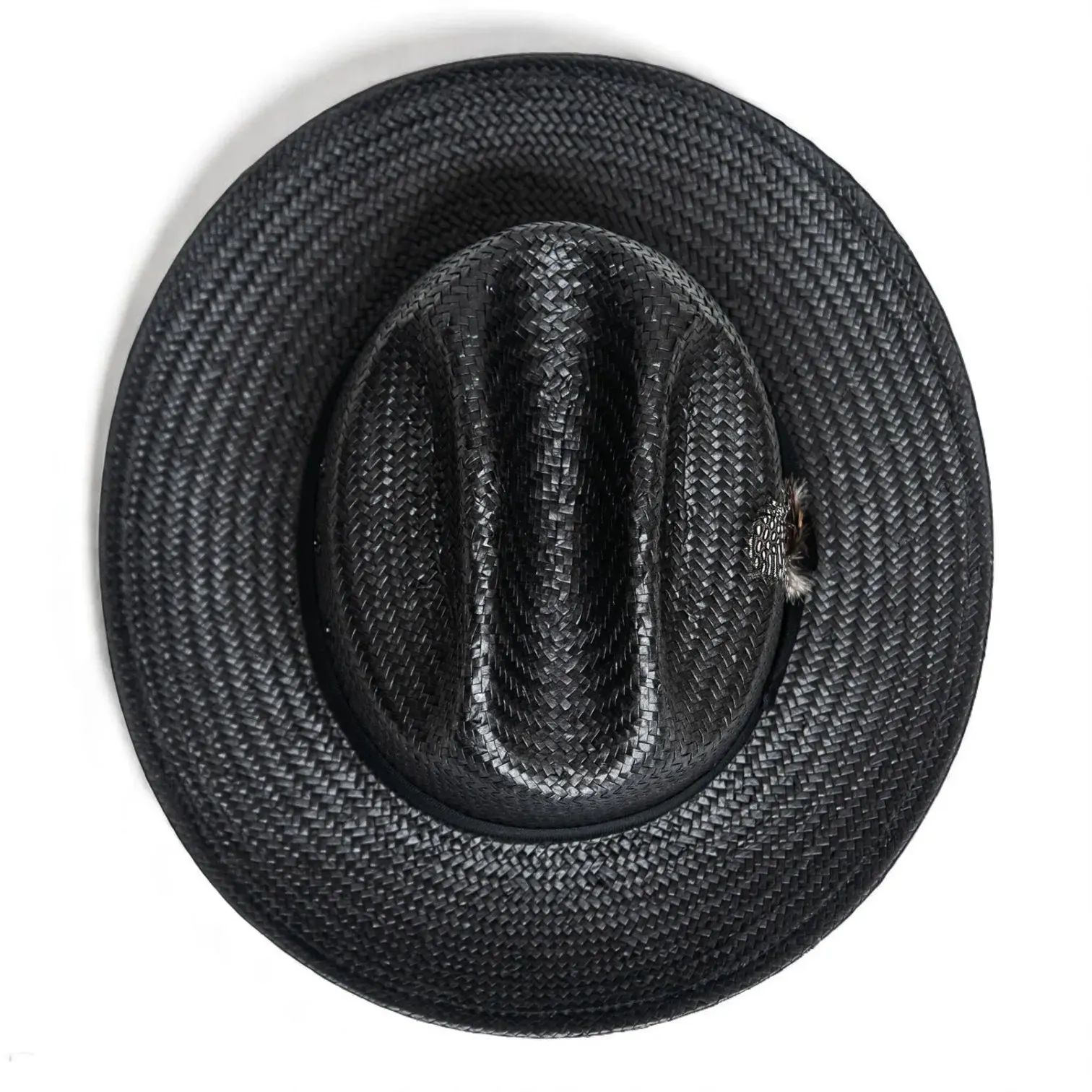 Patriotic Straw | Panama Fedora Hat - Brown