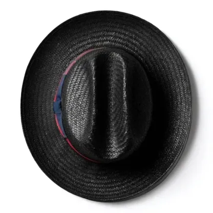 Patriotic Straw | Panama Fedora Hat - Brown