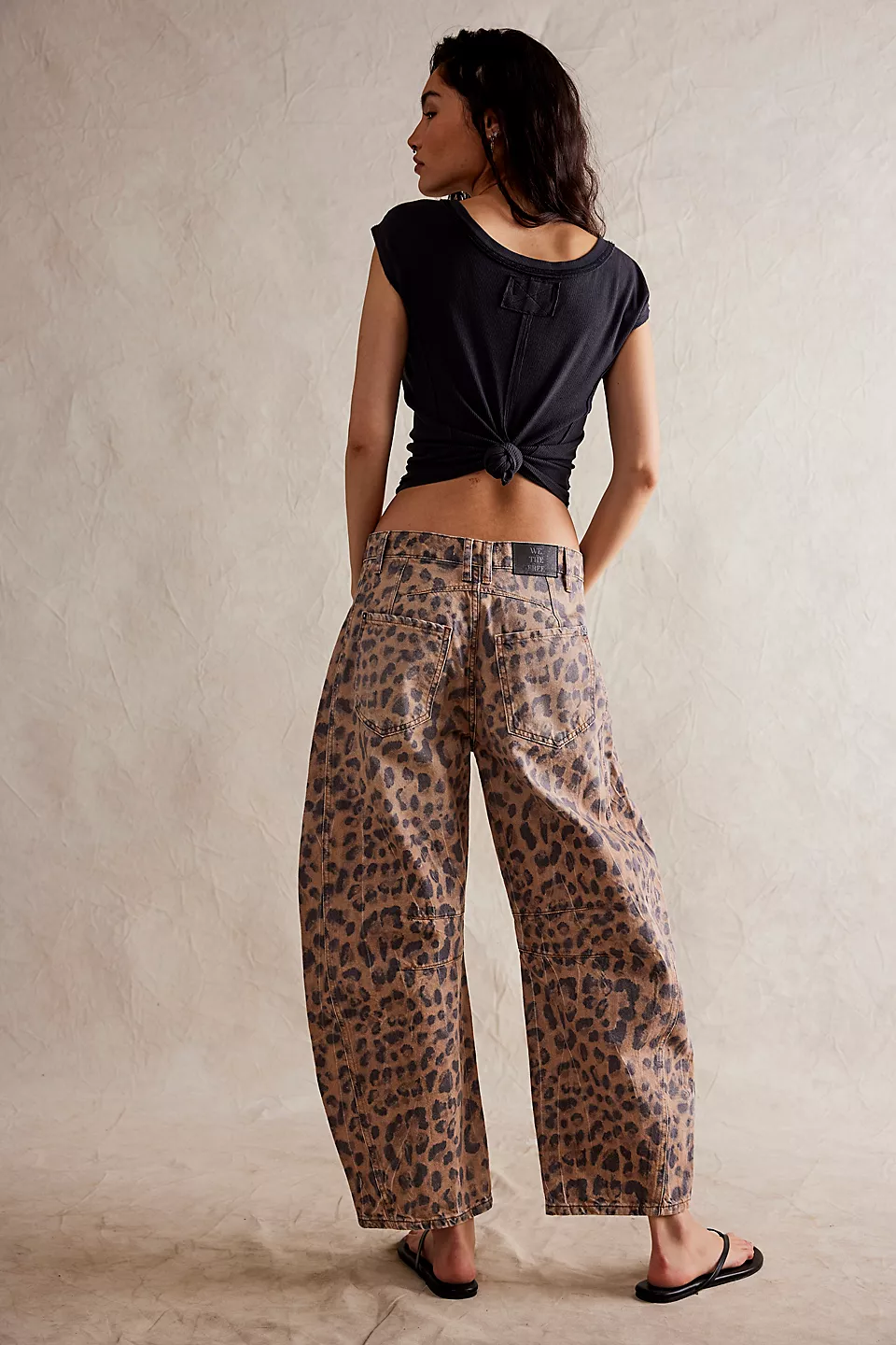 Women's Trendy Multi-Color Printed High-Waist Loose Fit Casual Pants