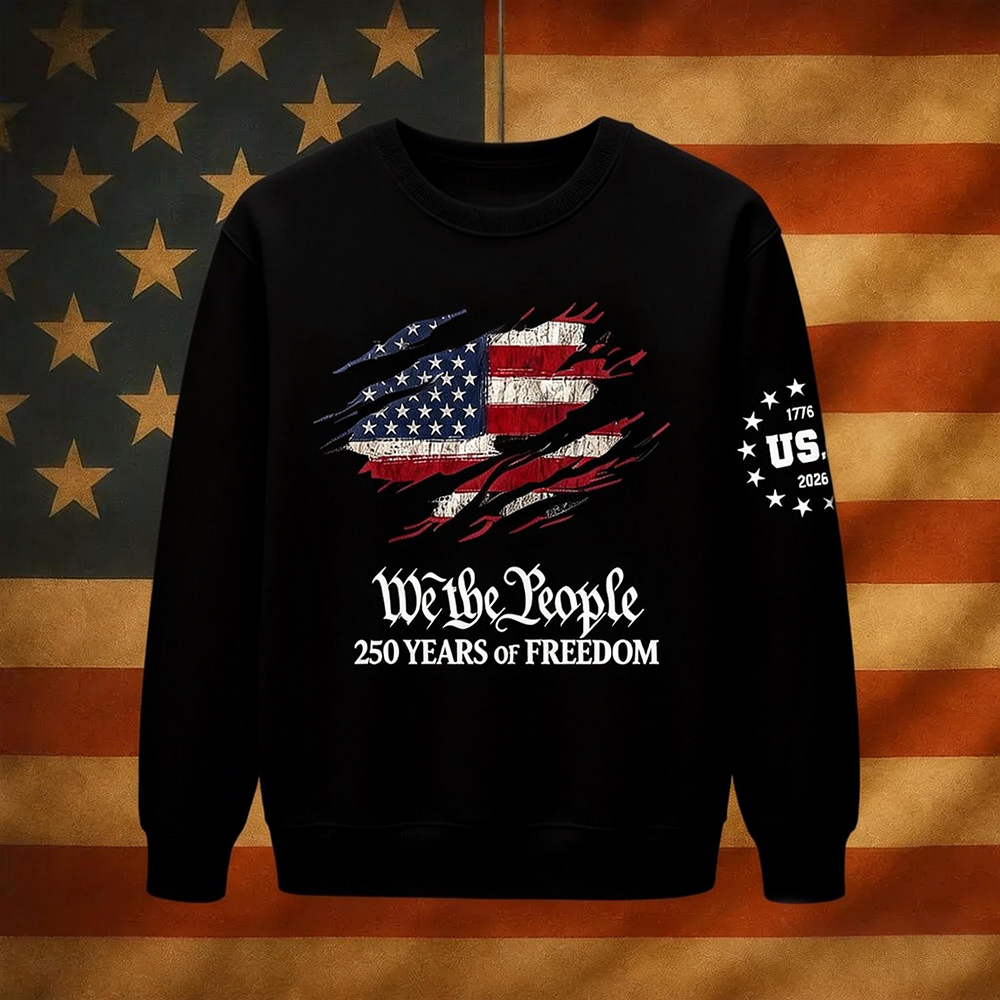 We the people--Men's casual sweatshirt