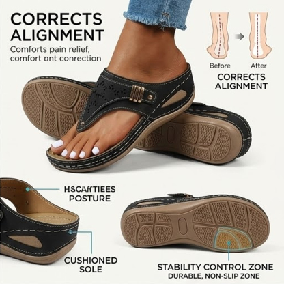 🔥Last Day 70% OFF🔥New Spring Women's Comfortable Orthopedic Cloud Wedge Sandals