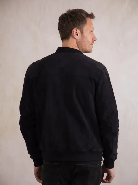 Premium Suede Bomber Jacket &ndash; Timeless Style