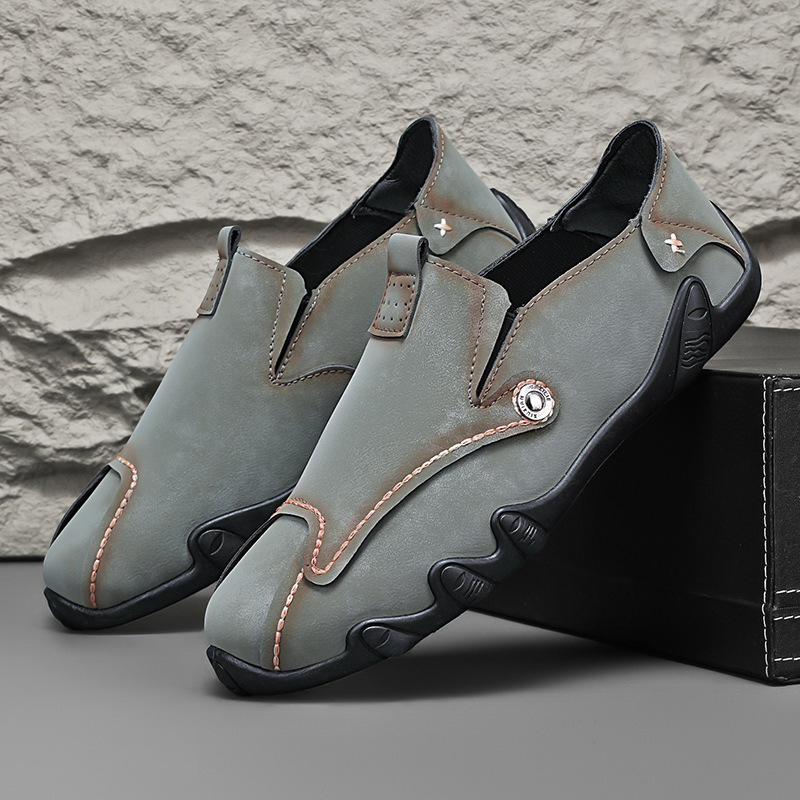 Last Day 50% OFF🔥Men's soft-soled slip-on casual leather shoes