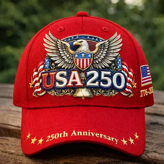 Eagle & Liberty Bell - 250th Anniversary of the Founding of the United States Cap