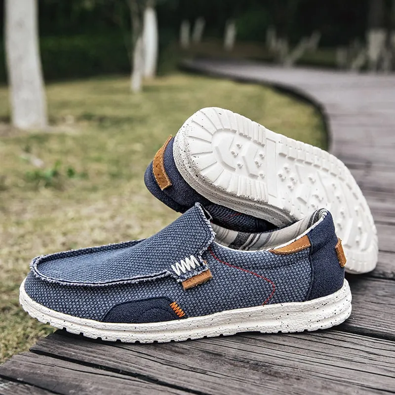 ⏰Promotion 70% OFF--Men's Lightweight Comfort Ergonomic Memory Foam Insole Slip On Loafer Walking Shoes