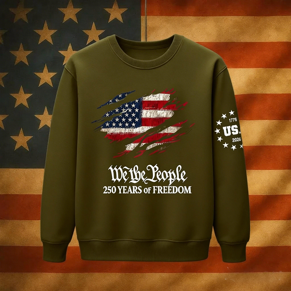 We the people--Men's casual sweatshirt
