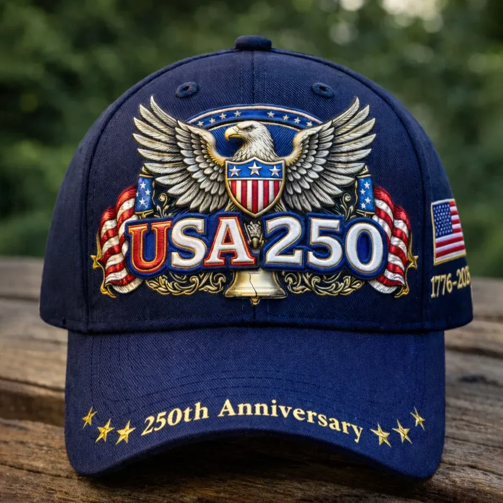Eagle & Liberty Bell - 250th Anniversary of the Founding of the United States Cap