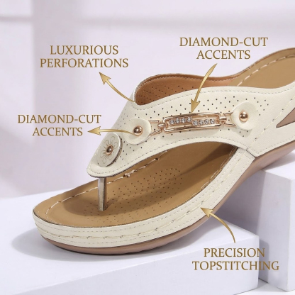 🔥LAST DAY 70% OFF🔥Women's Summer New European and American Style Anti-slip Pain Relief Orthotic Sandals