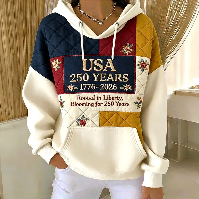 US 250th Anniversary books Art Print Casual Hoodie
