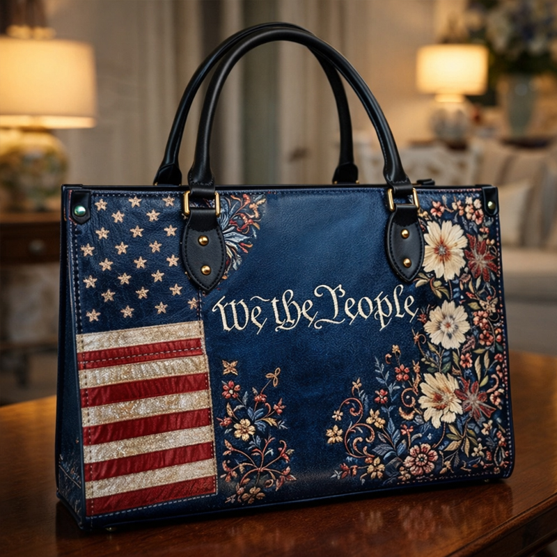 US 250th Anniversary Floral Handbag
