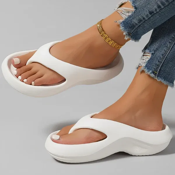 Women Orthopedic Sandals Waterproof Arch-support Soft Airy Flip-flop Casual Summer