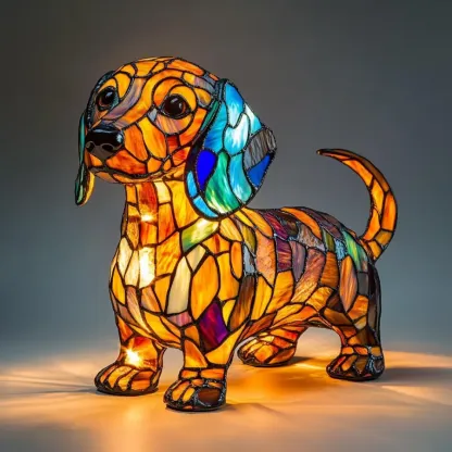 Cute Pet Dog Themed LED Table Lamp with Warm Ambient Glow