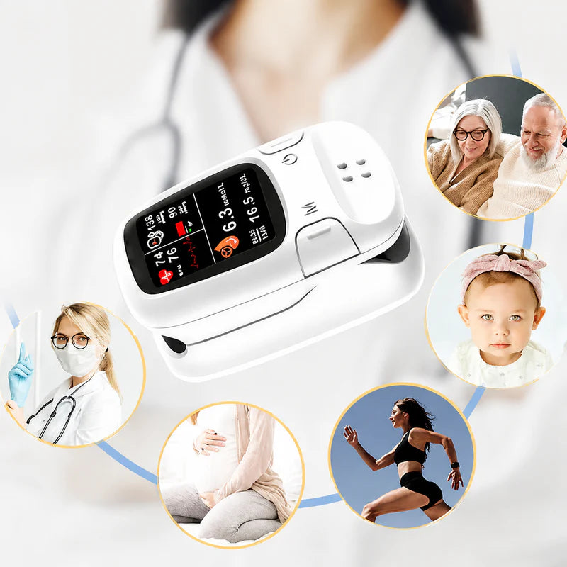 Compact all-in-one health monitoring device