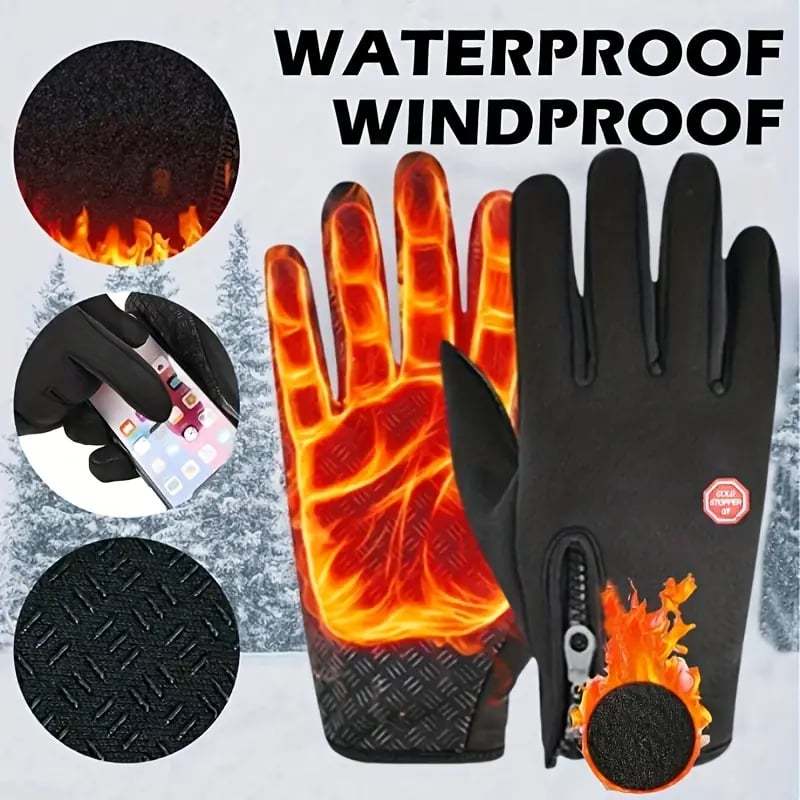 🔥Limited-time offer: Buy one, get one free 🏆Ultimate Waterproof & Windproof Thermal Non-Slip Gloves