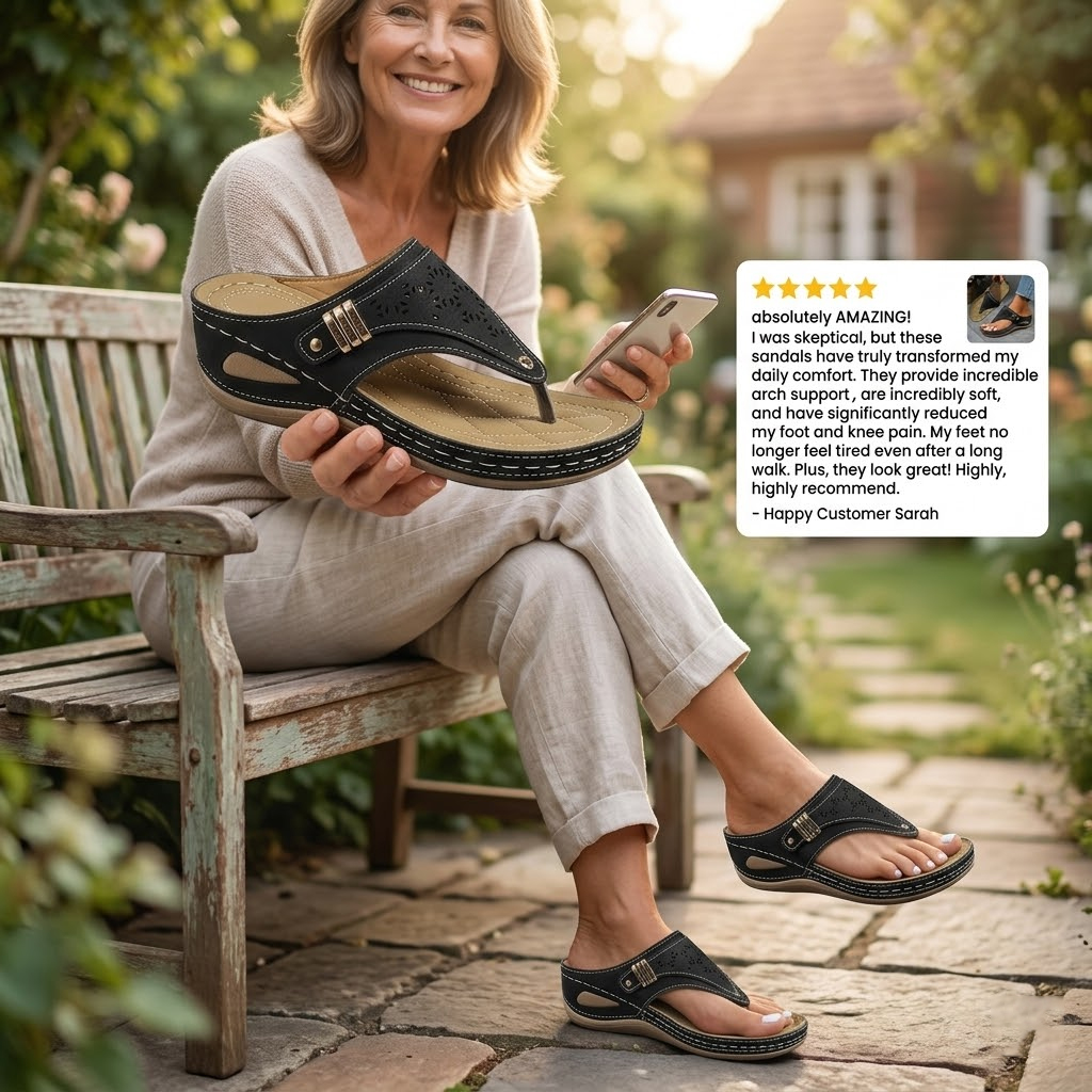 🔥Last Day 70% OFF🔥New Spring Women's Comfortable Orthopedic Cloud Wedge Sandals
