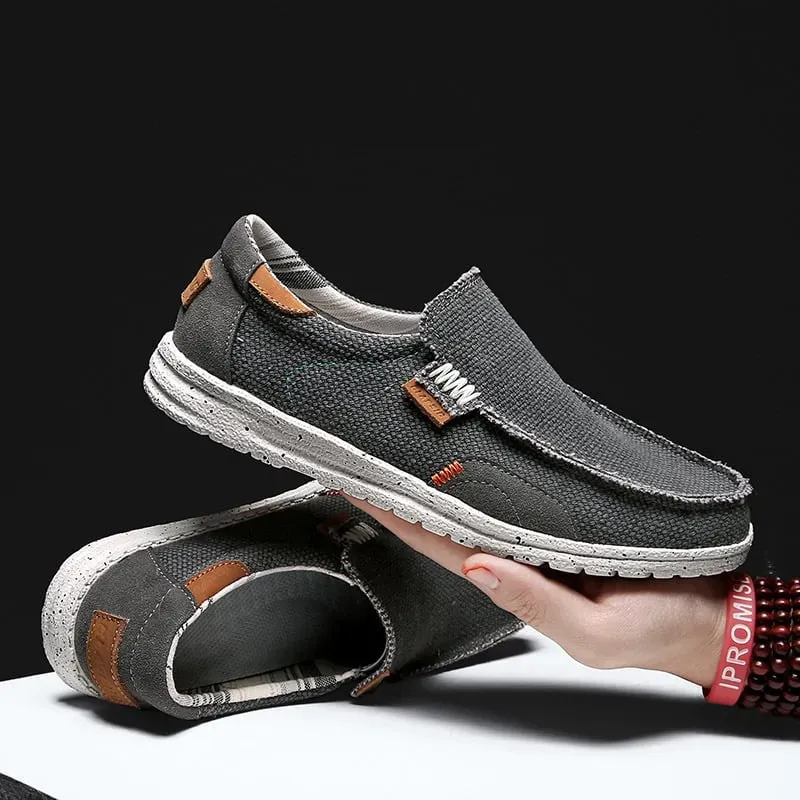 ⏰Promotion 70% OFF--Men's Lightweight Comfort Ergonomic Memory Foam Insole Slip On Loafer Walking Shoes