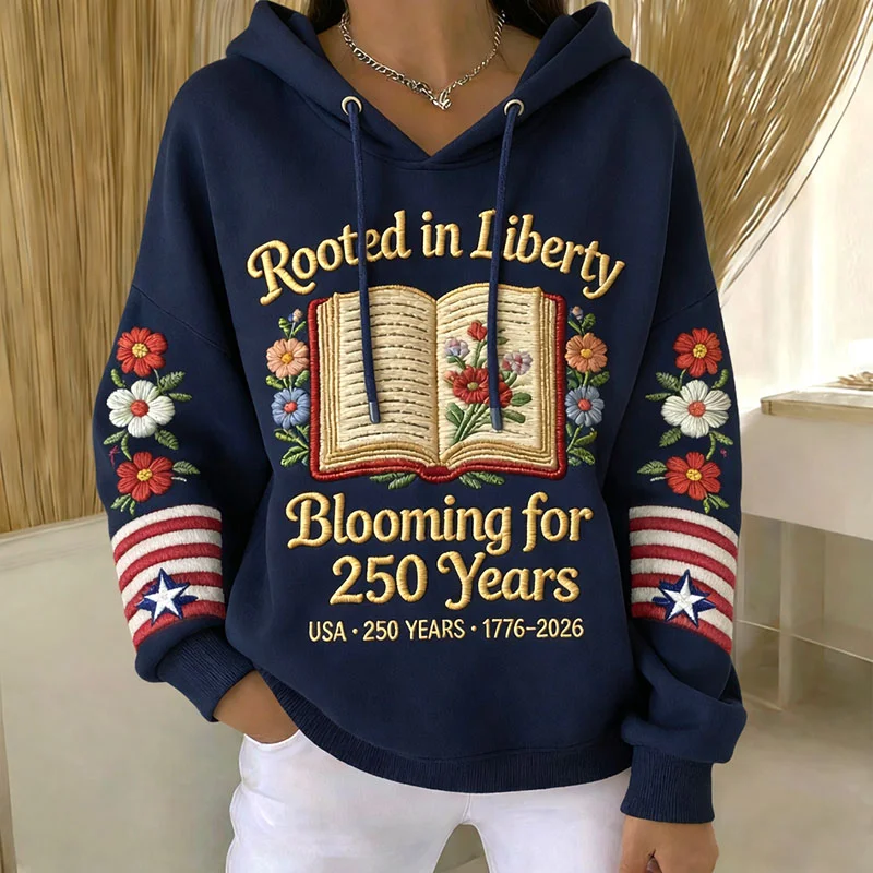 US 250th Anniversary books Art Print Casual Hoodie