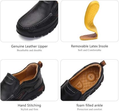 ⏰Promotion 60% OFF - 2025 New Men's Orthopedic Comfortable Casual Genuine Leather Slip On Loafers