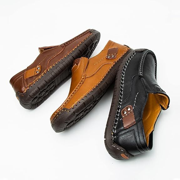 ⏰New Year sale 60% OFF 🔥 Men's Handmade Genuine Leather Slip-On Loafers