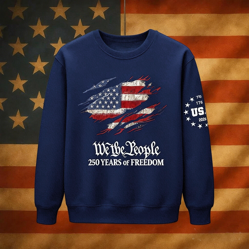 We the people--Men's casual sweatshirt