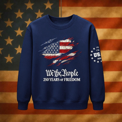 We the people--Men's casual sweatshirt