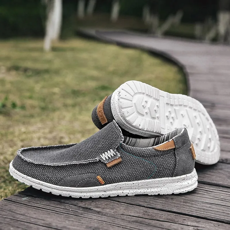 ⏰Promotion 70% OFF--Men's Lightweight Comfort Ergonomic Memory Foam Insole Slip On Loafer Walking Shoes