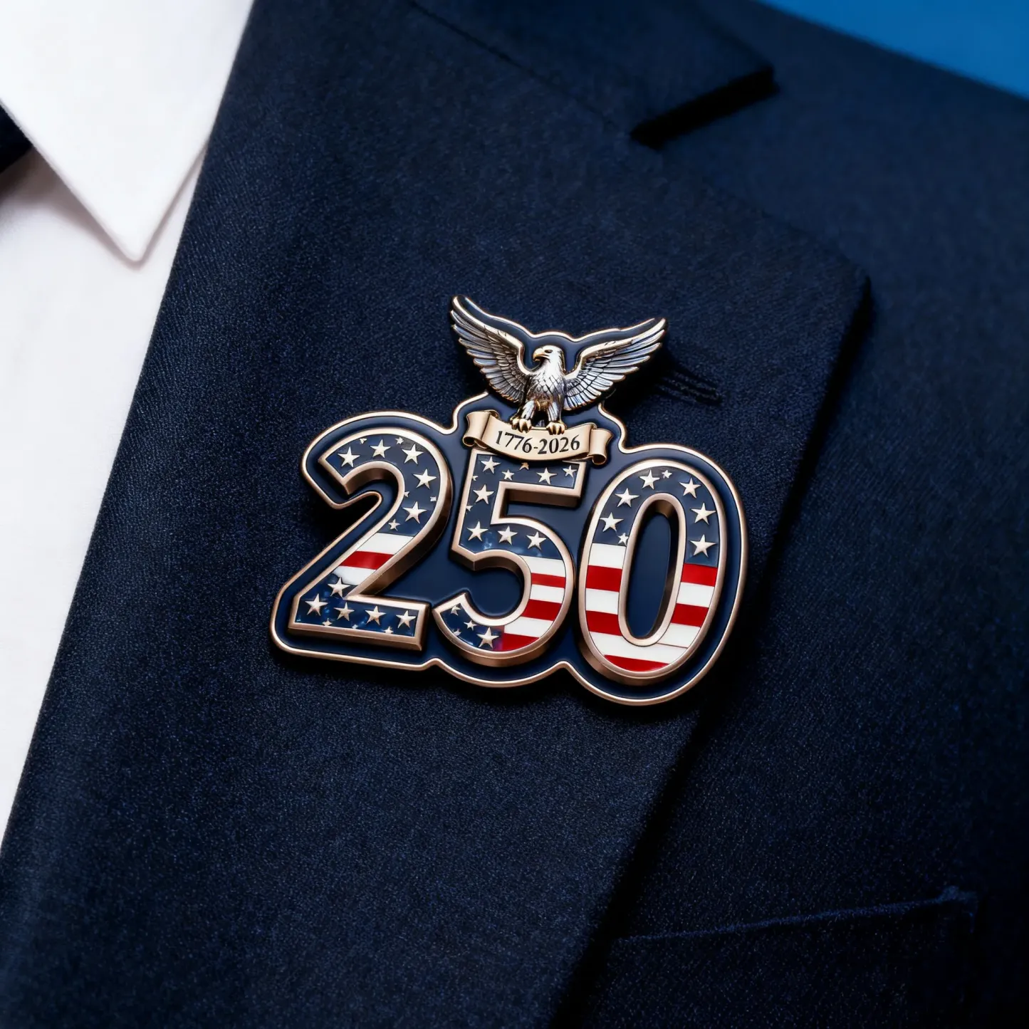 🇺🇸 250th Anniversary Commemorative Brooch