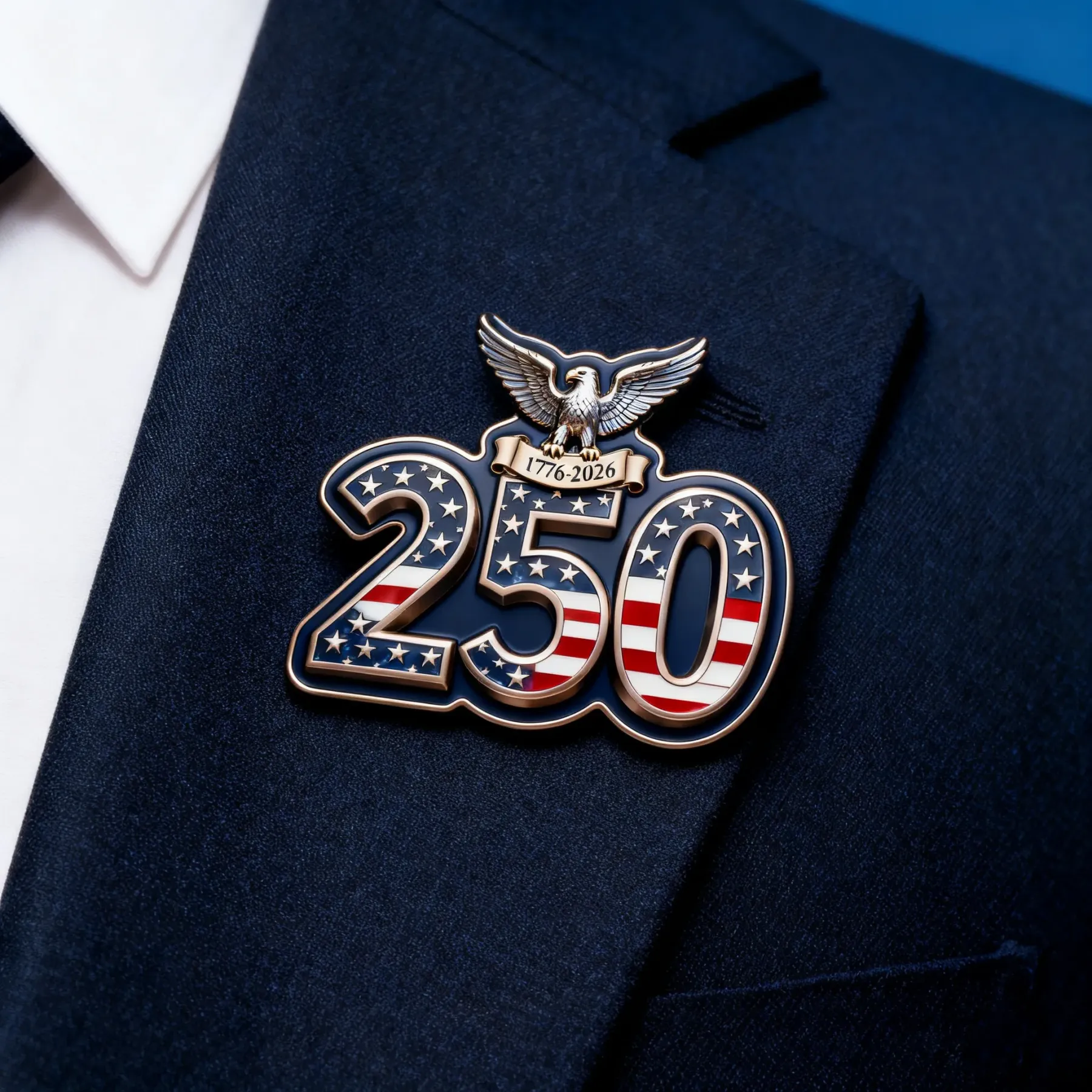 🇺🇸 250th Anniversary Commemorative Brooch
