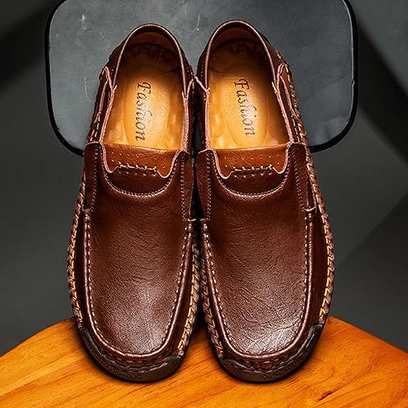 ⏰New Year sale 60% OFF 🔥 Men's Handmade Genuine Leather Slip-On Loafers