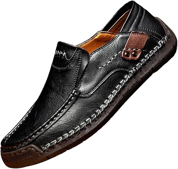 ⏰New Year sale 60% OFF 🔥 Men's Handmade Genuine Leather Slip-On Loafers