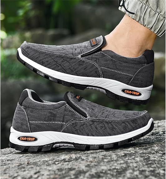 🔥LAST DAY 70% OFF🔥Men's Arch Support & Breathable and Light & Non-Slip Shoes - Proven Plantar Fasciitis, Foot and Heel Pain Relief.