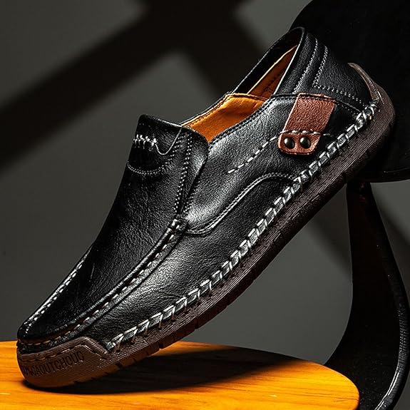 ⏰New Year sale 60% OFF 🔥 Men's Handmade Genuine Leather Slip-On Loafers