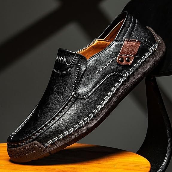 ⏰New Year sale 60% OFF 🔥 Men's Handmade Genuine Leather Slip-On Loafers