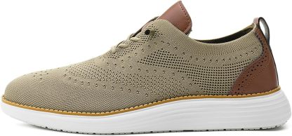 Men's knitted mesh breathable arch support casual sports shoes