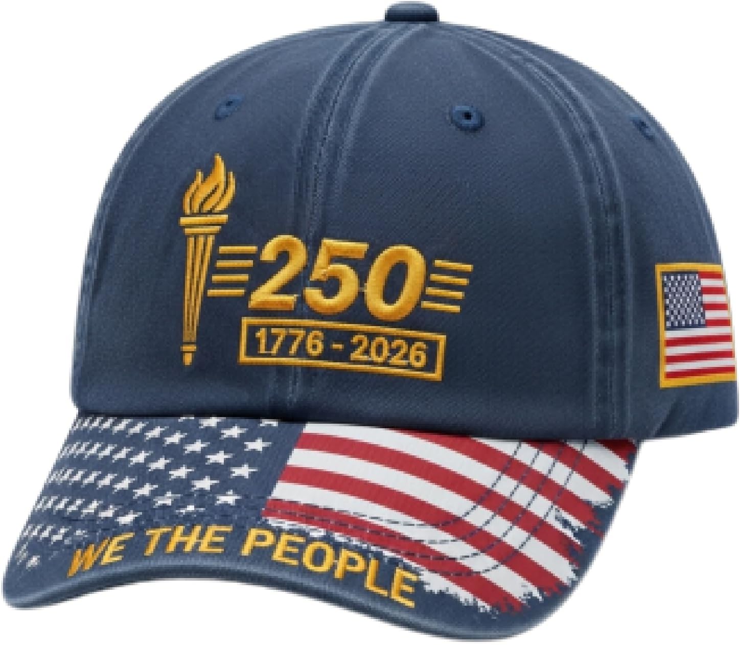 Freedom Legacy — 250th Anniversary Cap, Embroidered Cap, Hats for Military Enthusiasts, Baseball Cap, Sun Hat
