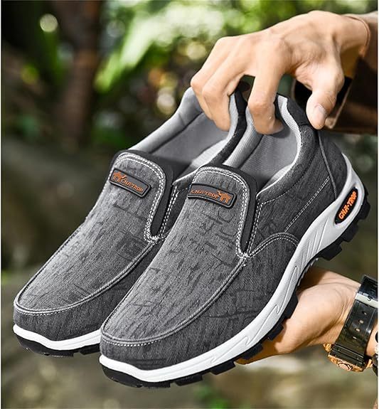 🔥LAST DAY 70% OFF🔥Men's Arch Support & Breathable and Light & Non-Slip Shoes - Proven Plantar Fasciitis, Foot and Heel Pain Relief.