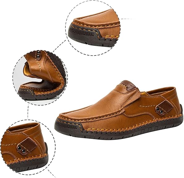 ⏰New Year sale 60% OFF 🔥 Men's Handmade Genuine Leather Slip-On Loafers