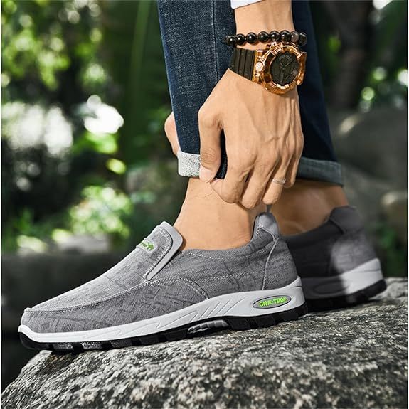 🔥LAST DAY 70% OFF🔥Men's Arch Support & Breathable and Light & Non-Slip Shoes - Proven Plantar Fasciitis, Foot and Heel Pain Relief.