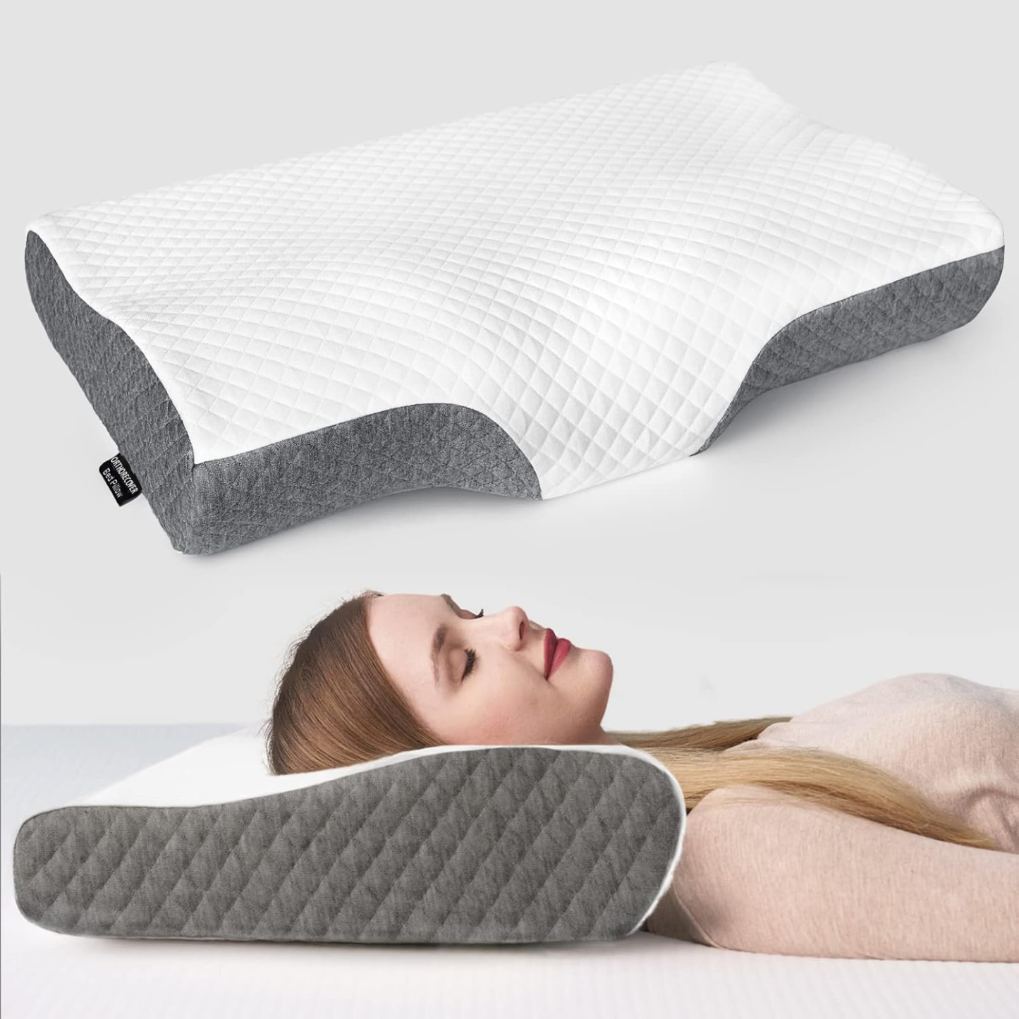 ⏰Promotion 60% OFF--Orthorecover Ergonomic Memory Foam Pillow